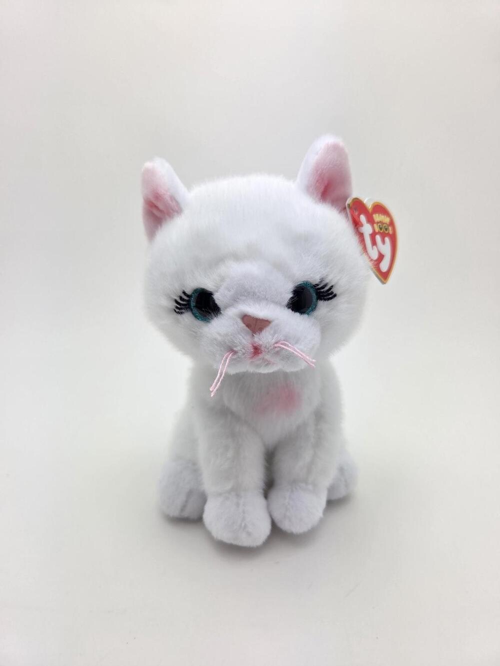 Ty Beanie Boo “Amelia” the White Kitty Cat (6 inch)